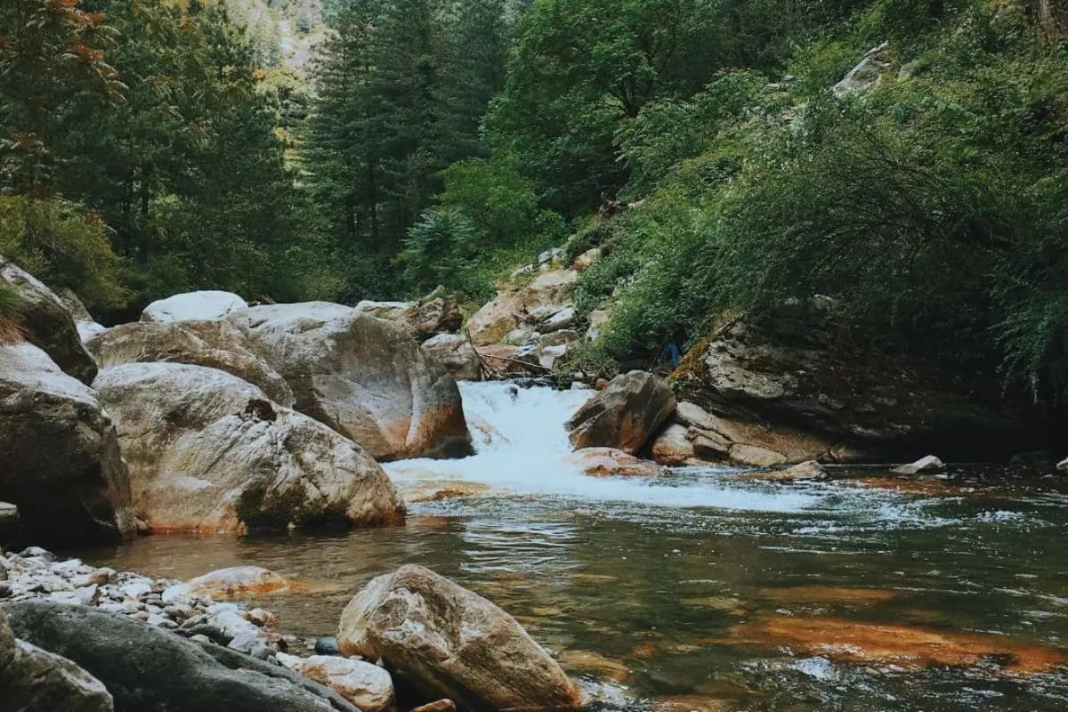 Tirthan River attraction in Tirthan Valley