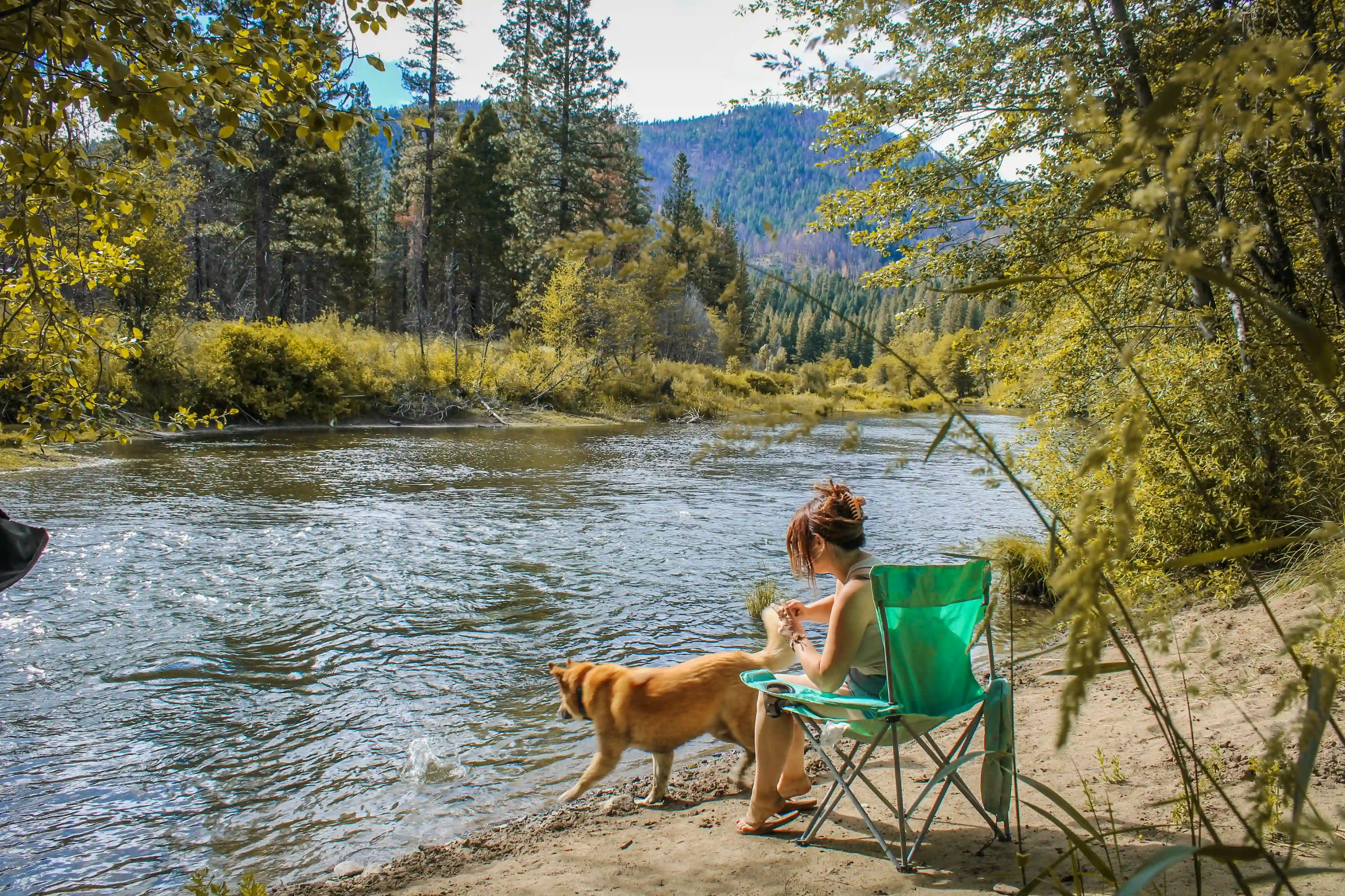 Camping by the Riverside