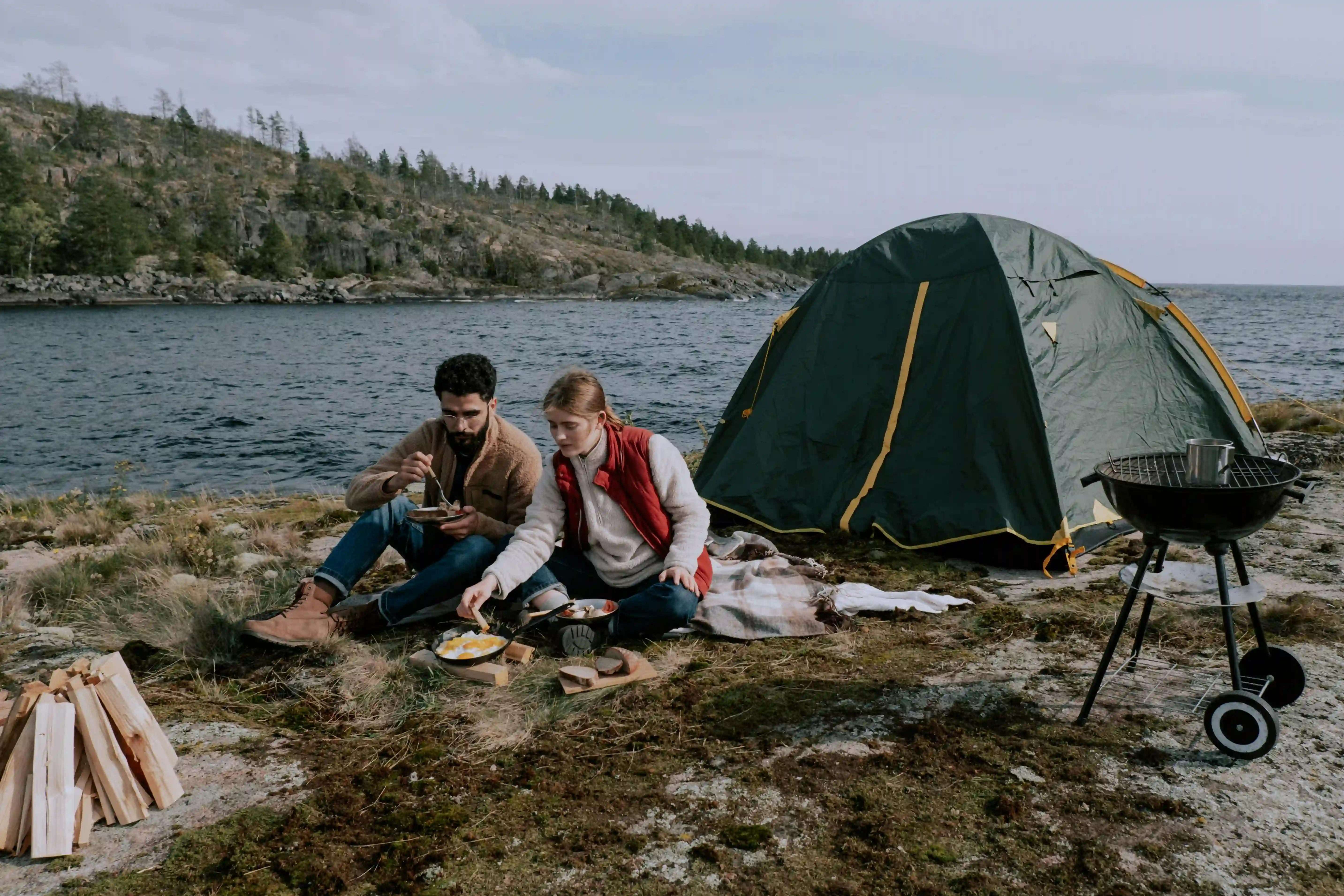 Camping by the Riverside
